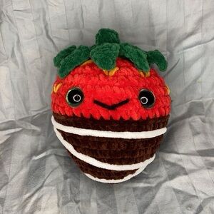 Crochet Chocolate Covered Strawberry